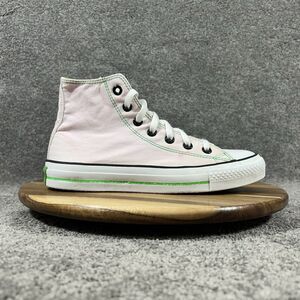 Converse Chuck Taylor All Star High Women’s Size 8 Green Pink Skate Shoes Used